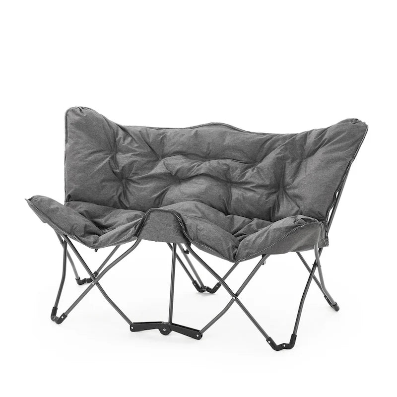 Chaise papillon double pliable avec coussin amovible