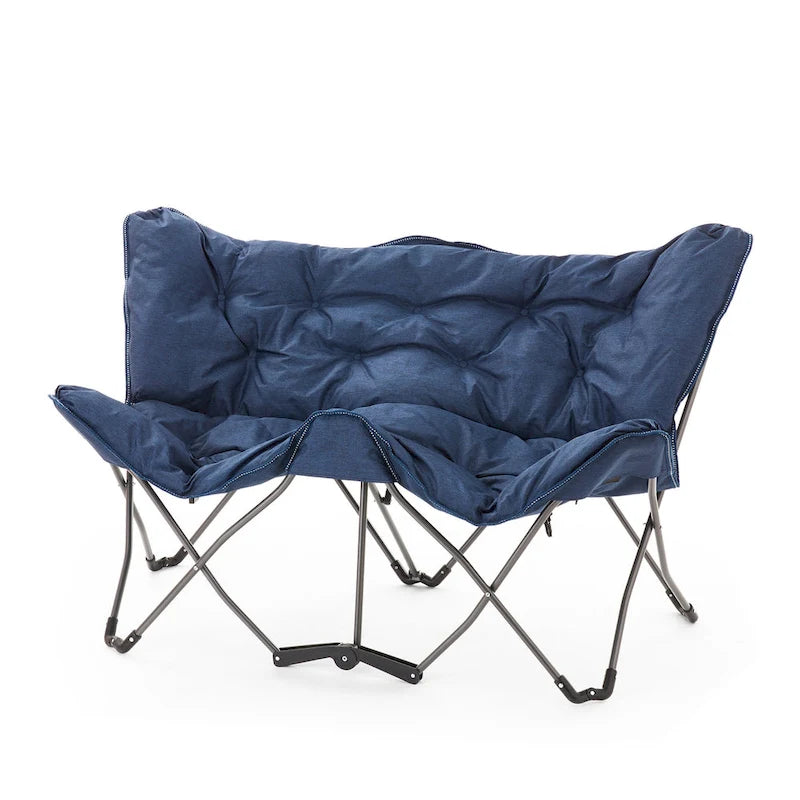 Chaise papillon double pliable avec coussin amovible