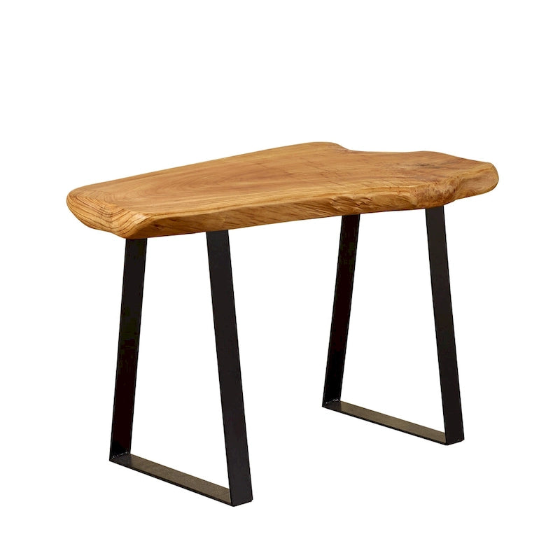 Lot de 2 pieds de table trapèze en métal thermolaqué noir | Style Mid-Century Modern DIY