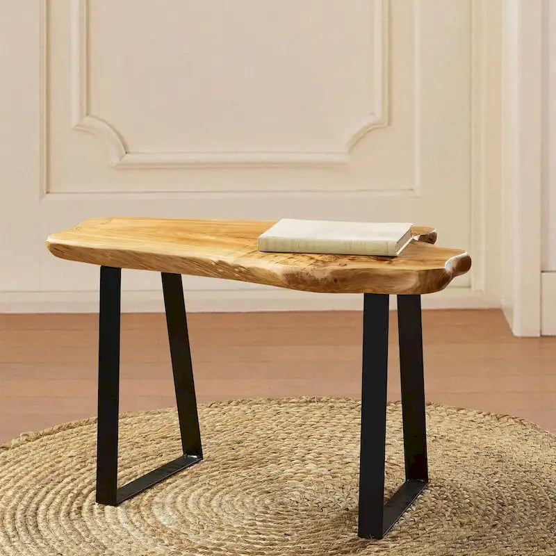 Lot de 2 pieds de table trapèze en métal thermolaqué noir | Style Mid-Century Modern DIY