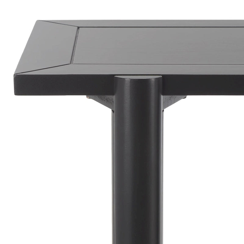 Console Table avec Piètement en Bois Cannelé et Cadre Sculpté | Esprit Rustique-Chic
