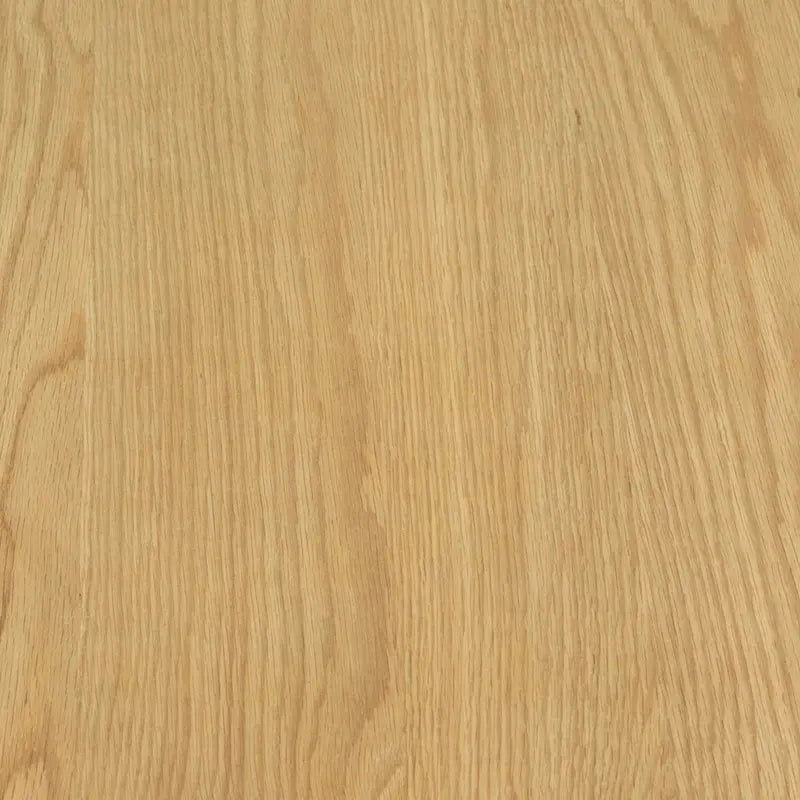 Table à manger ovale en bois massif de 79 po avec piètement central à lattes | 7 places