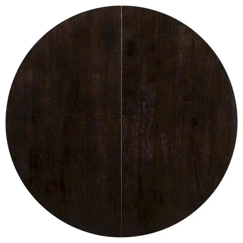 Table à manger ronde extensible avec piètement en X | Style Ferme