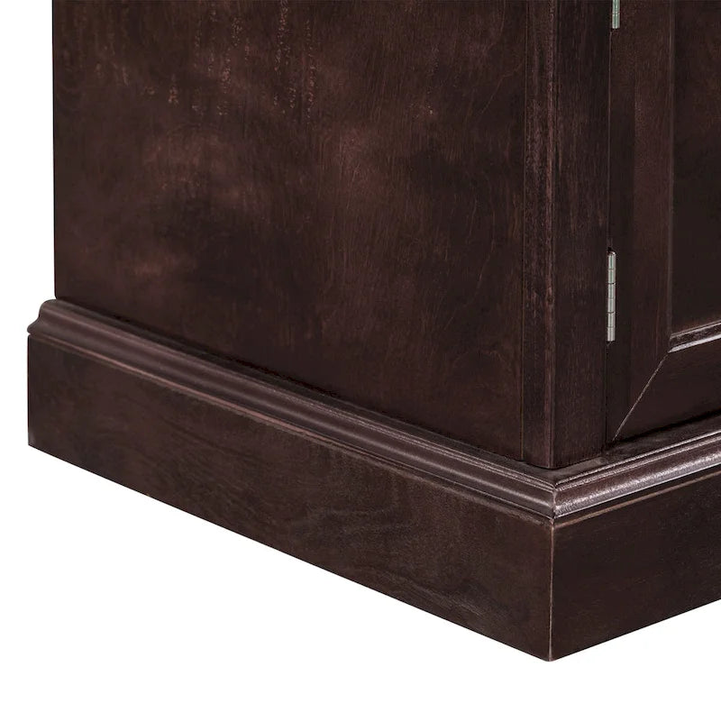 Banc de rangement d'entrée avec coussin, 2 tiroirs et 2 portes d'armoire